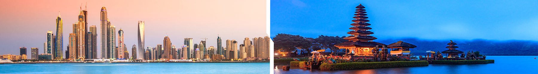 Palm Trees & City Lights: Dubai to Bali Retreat